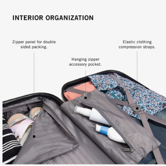 Kenneth Cole Reaction 28-Inch Check-Size Hardshell 4-Wheel Spinner Luggage - Picture 5 of 6